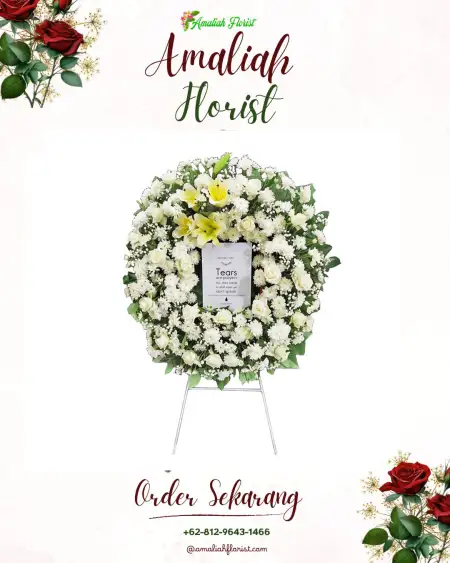 Krans Bunga Duka Kampung Bali